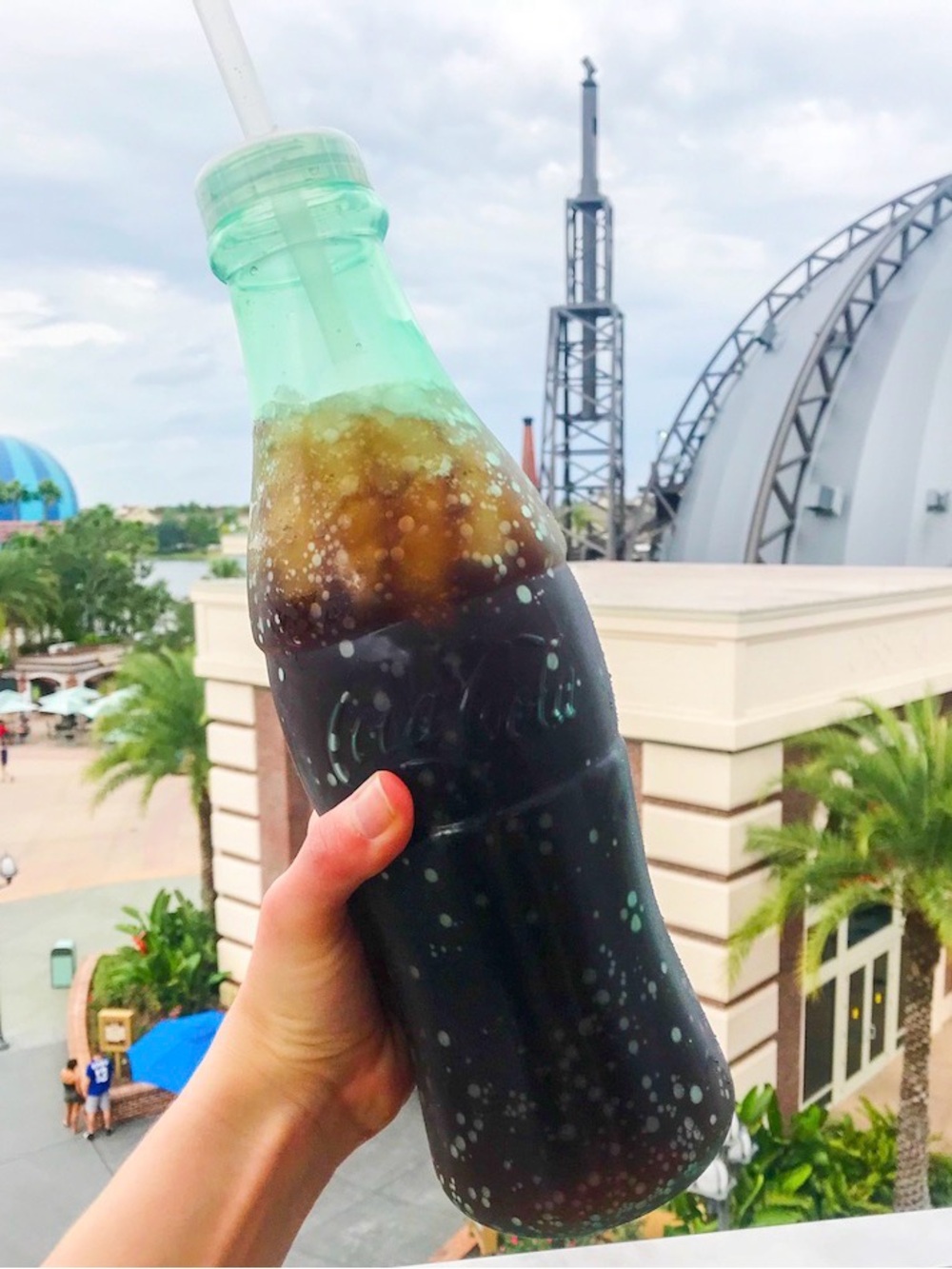 Disney Springs Coca-Cola Vintage Style Refillable Soda Bottle